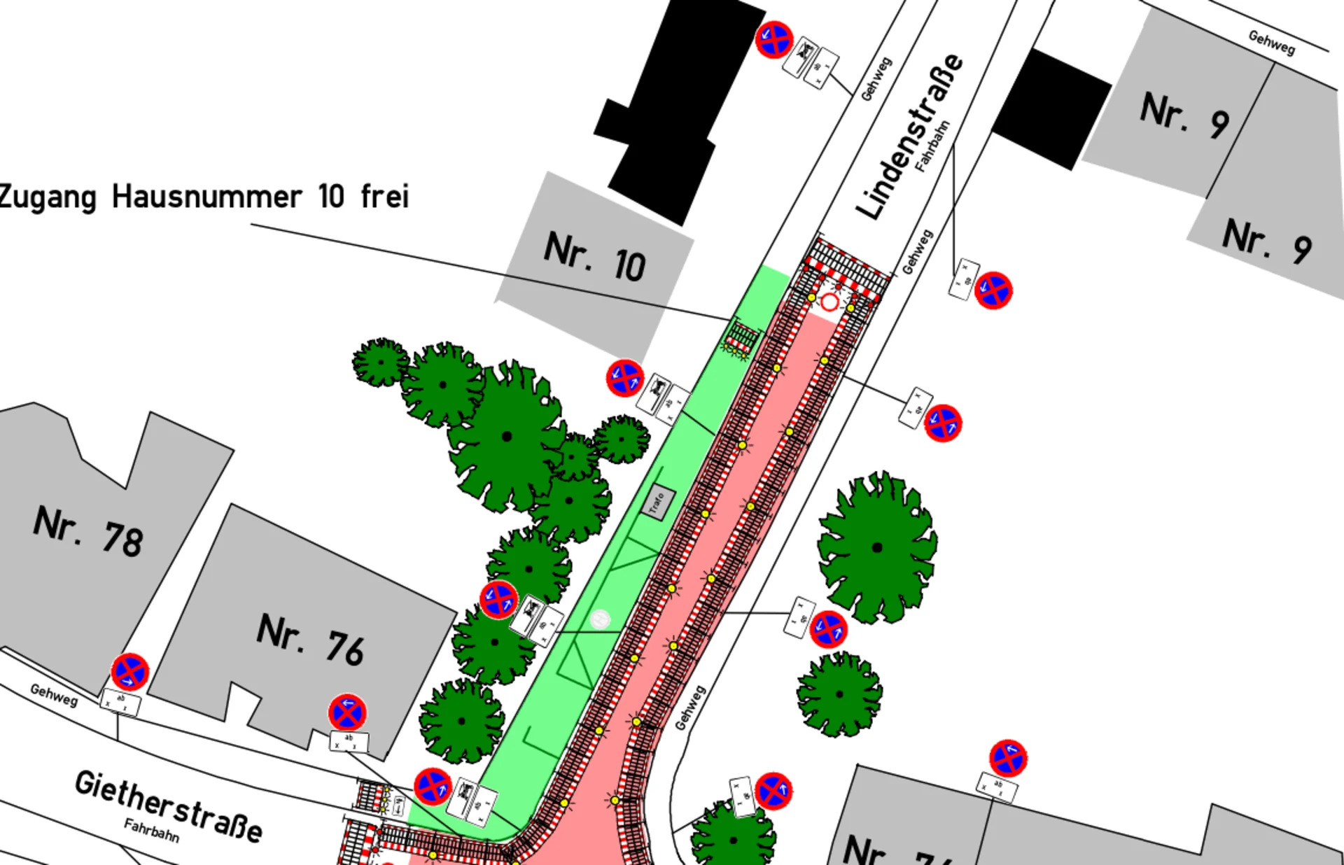 Verkehrszeichenplan